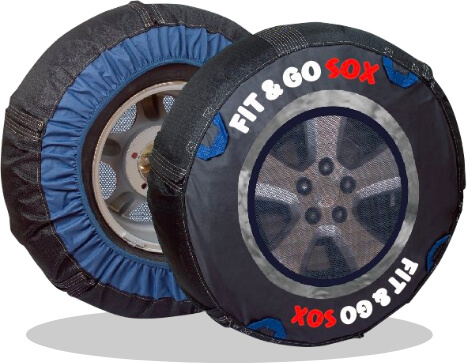 AT-SB77 atliprime 2pcs Anti-Skid Safety Ice Mud Tires Snow Chains Auto Snow Chains Fabric Tire Chains Auto Snow Sock on Ice and Snowy Road 